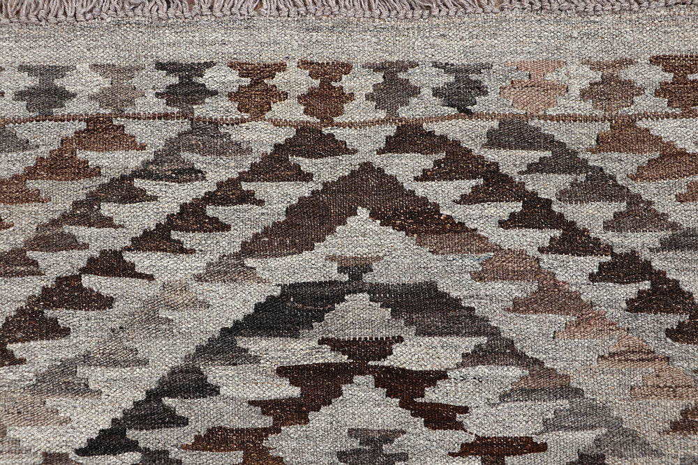 Multi Colored Kilim 4' 6 x 6' 3 - No. 66657 - ALRUG Rug Store