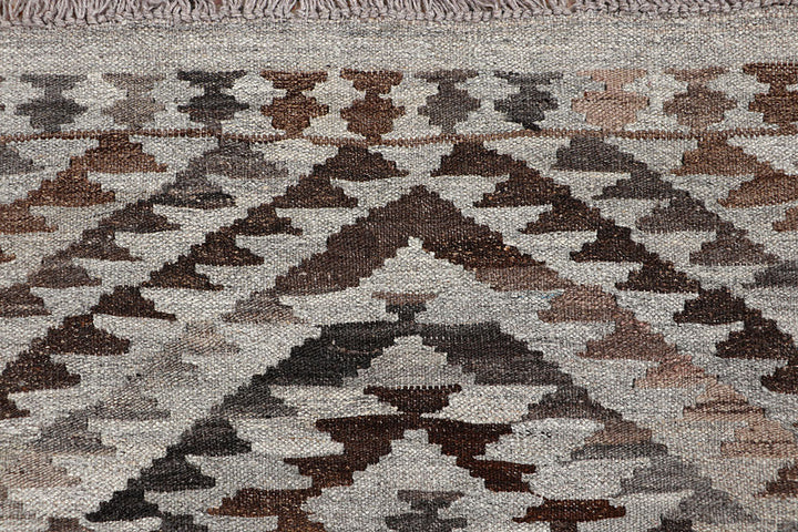 Multi Colored Kilim 4' 6 x 6' 3 - No. 66657 - ALRUG Rug Store