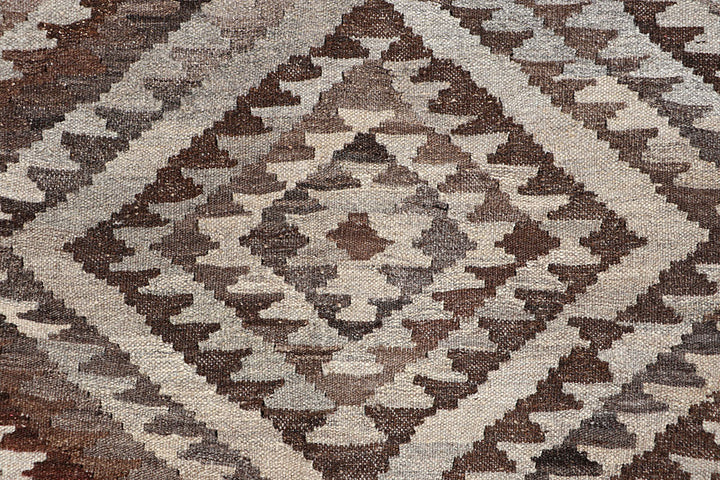 Multi Colored Kilim 4' 6 x 6' 3 - No. 66657 - ALRUG Rug Store