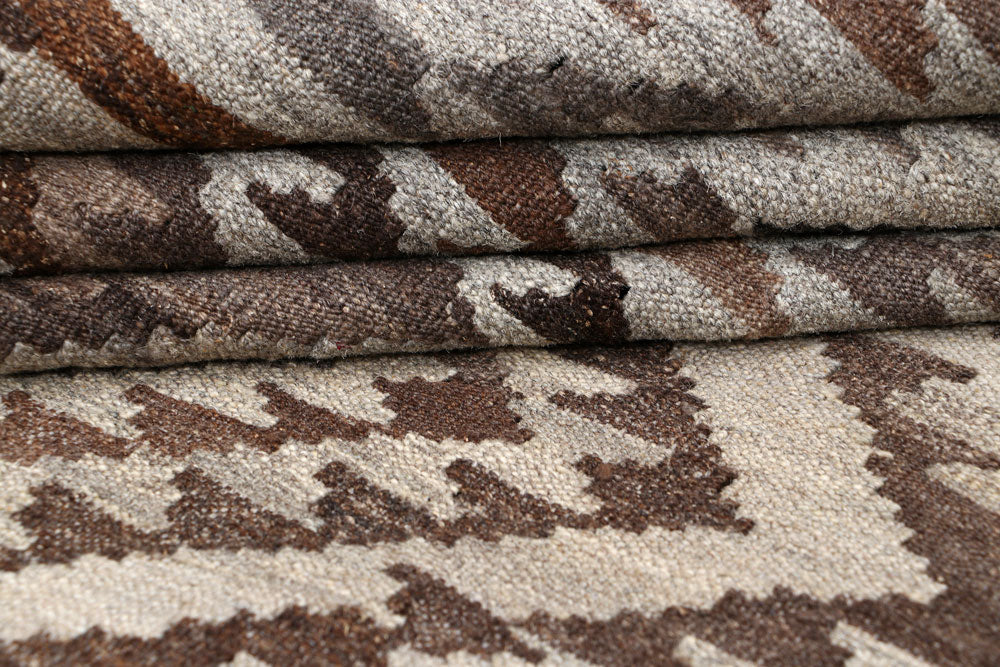 Multi Colored Kilim 4' 6 x 6' 3 - No. 66657 - ALRUG Rug Store