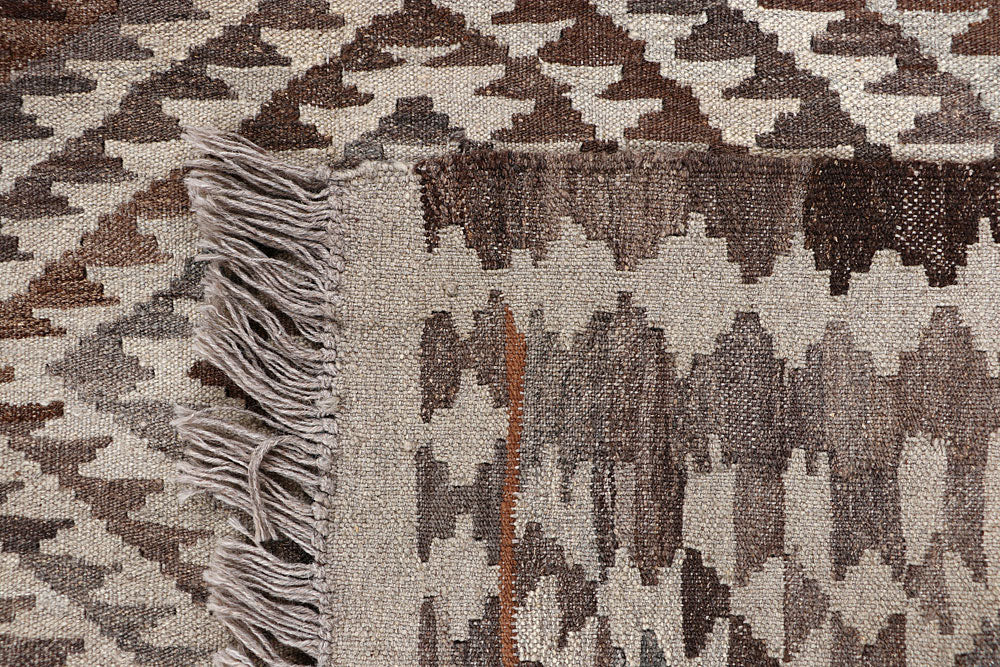 Multi Colored Kilim 4' 6 x 6' 3 - No. 66657 - ALRUG Rug Store