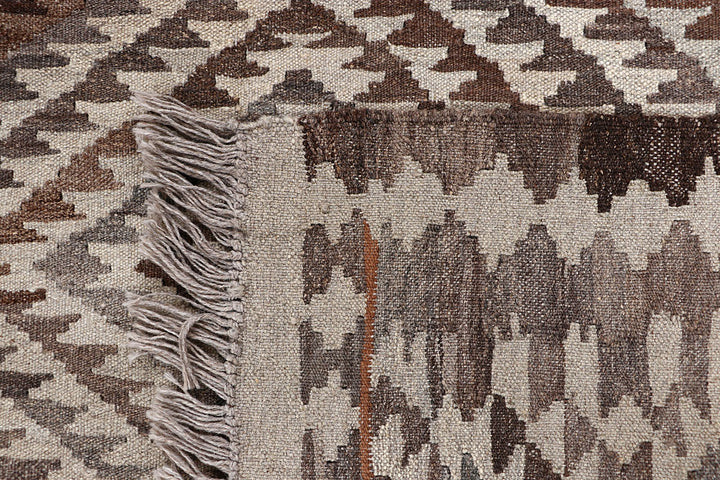 Multi Colored Kilim 4' 6 x 6' 3 - No. 66657 - ALRUG Rug Store