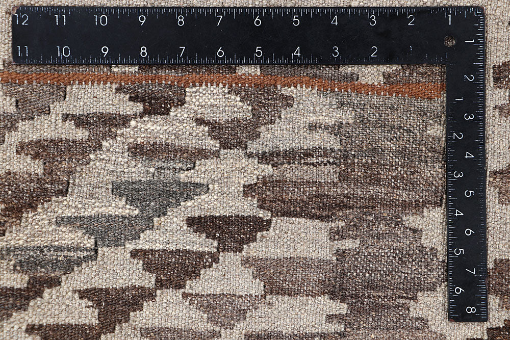 Multi Colored Kilim 4' 6 x 6' 3 - No. 66657 - ALRUG Rug Store