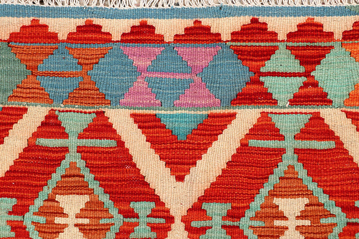 Multi Colored Kilim 4' 11 x 6' 6 - No. 66658 - ALRUG Rug Store