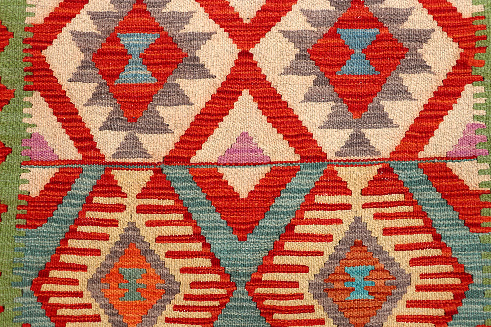 Multi Colored Kilim 4' 11 x 6' 6 - No. 66658 - ALRUG Rug Store