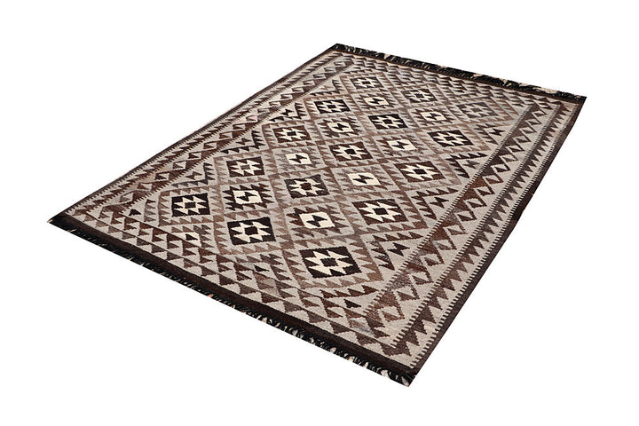 Multi Colored Kilim 4' 10 x 6' 6 - No. 66659 - ALRUG Rug Store