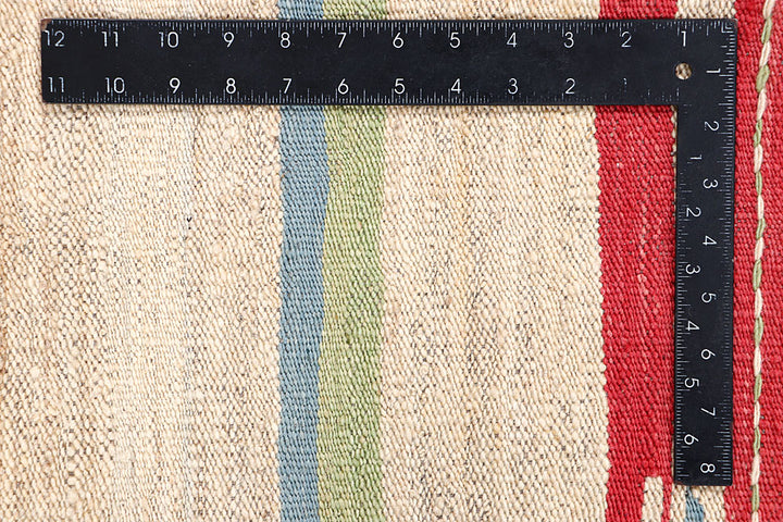 Blanched Almond Kilim 6' 1 x 9' 1 - No. 66660 - ALRUG Rug Store