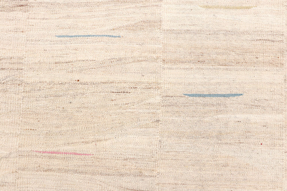 Blanched Almond Kilim 5' 1 x 7' 10 - No. 66661 - ALRUG Rug Store