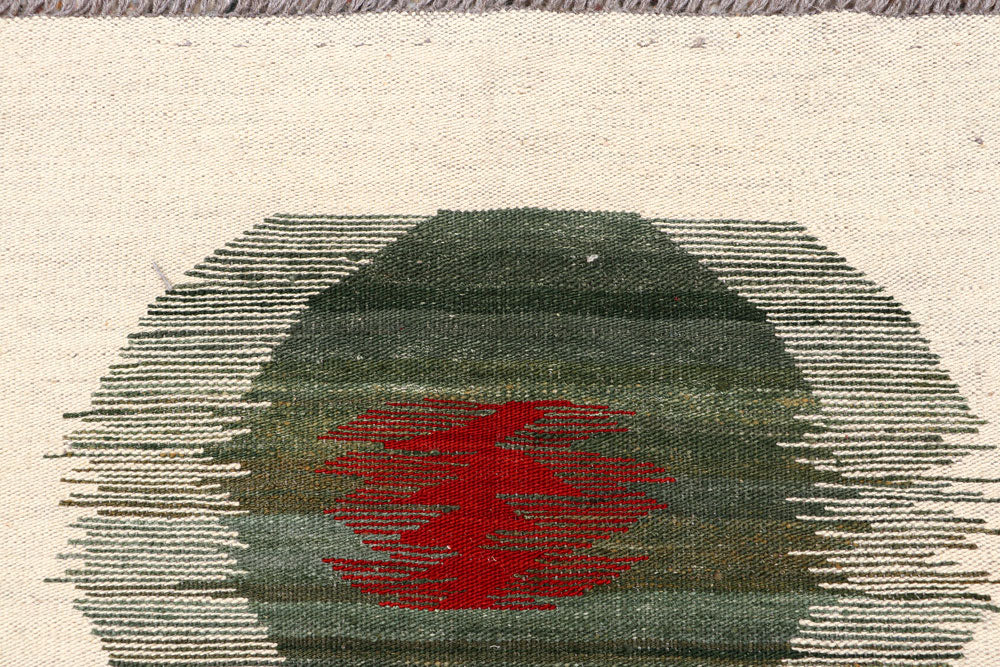 Blanched Almond Kilim 8' 2 x 10' 2 - No. 66662 - ALRUG Rug Store