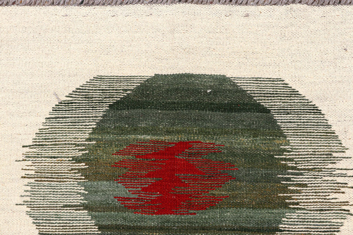 Blanched Almond Kilim 8' 2 x 10' 2 - No. 66662 - ALRUG Rug Store