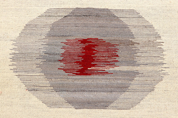 Blanched Almond Kilim 8' 2 x 10' 2 - No. 66662 - ALRUG Rug Store