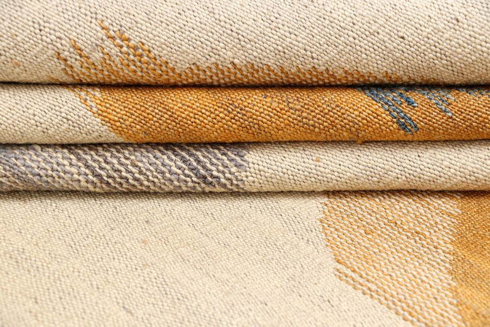 Blanched Almond Kilim 8' 2 x 10' 2 - No. 66662 - ALRUG Rug Store