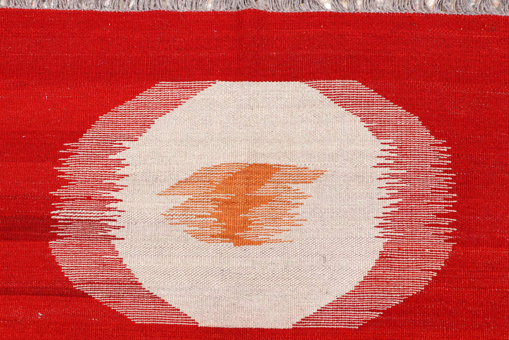 Red Kilim 8' 2 x 10' 1 - No. 66663 - ALRUG Rug Store