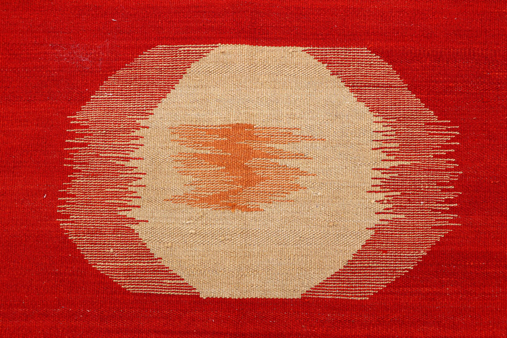 Red Kilim 8' 2 x 10' 1 - No. 66663 - ALRUG Rug Store