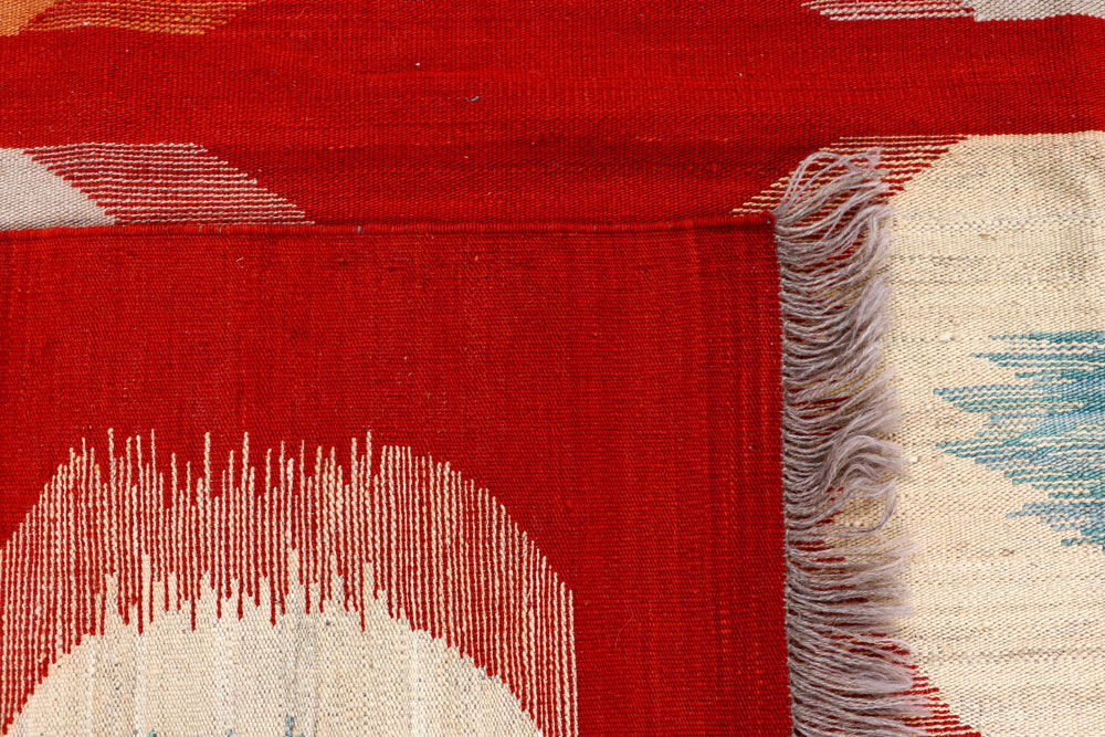 Red Kilim 8' 2 x 10' 1 - No. 66663 - ALRUG Rug Store