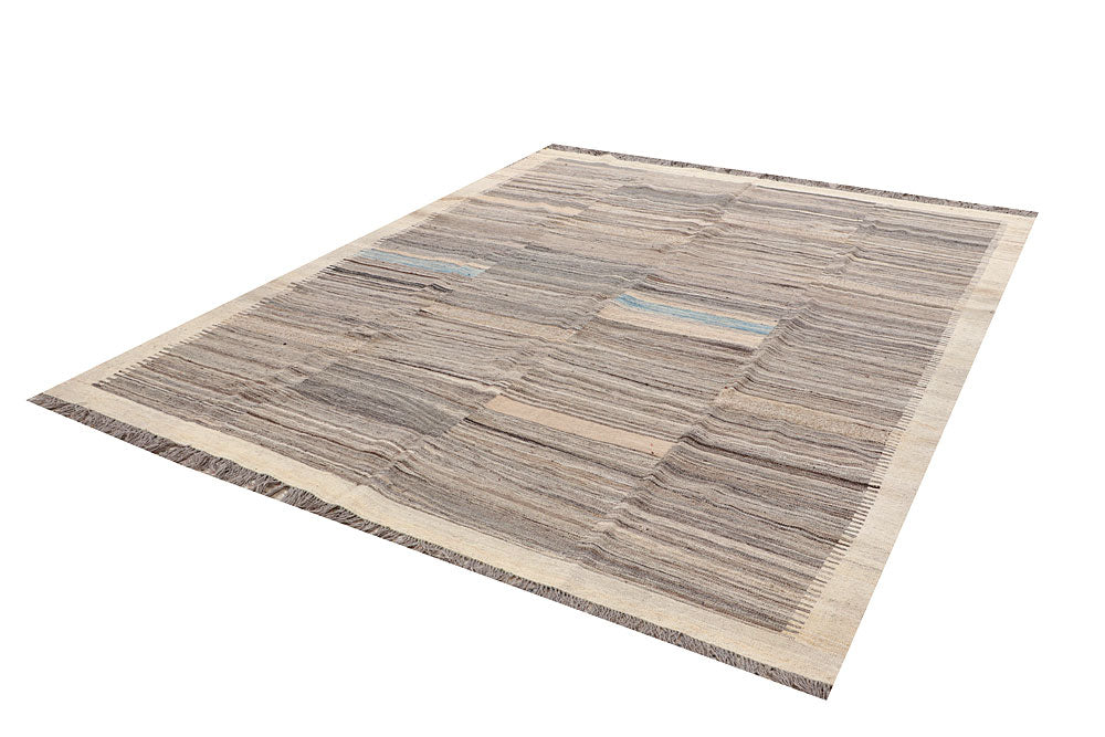 Multi Colored Kilim 8' x 9' 10 - No. 66664 - ALRUG Rug Store