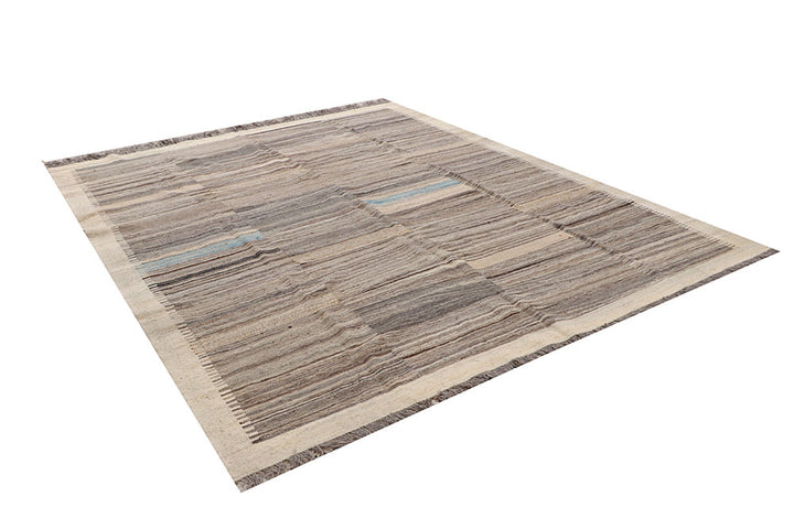 Multi Colored Kilim 8' x 9' 10 - No. 66664 - ALRUG Rug Store