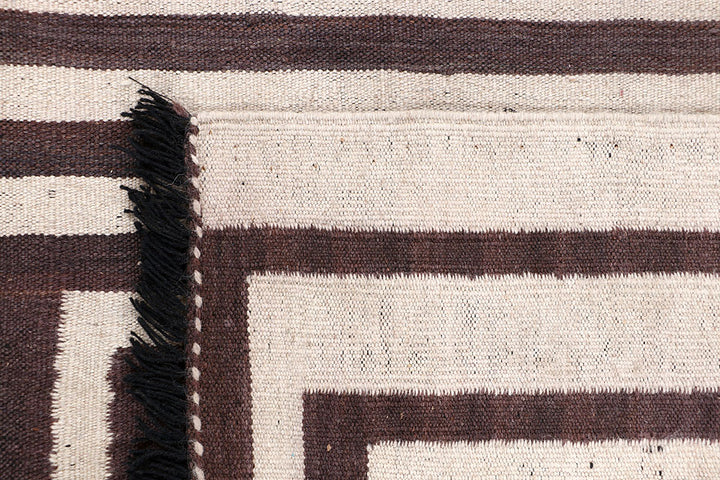 Multi Colored Kilim 4' x 6' 1 - No. 66665 - ALRUG Rug Store