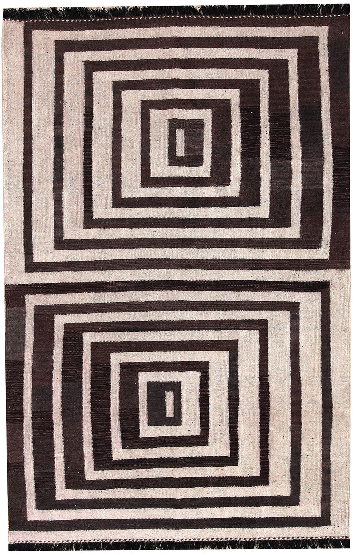 Multi Colored Kilim 4' x 6' 1 - No. 66665 - ALRUG Rug Store