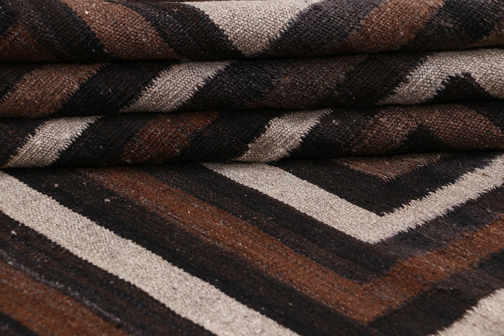 Multi Colored Kilim 4' 10 x 6' 5 - No. 66666 - ALRUG Rug Store