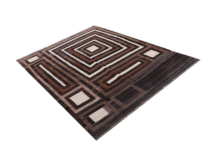 Multi Colored Kilim 4' 10 x 6' 5 - No. 66666 - ALRUG Rug Store