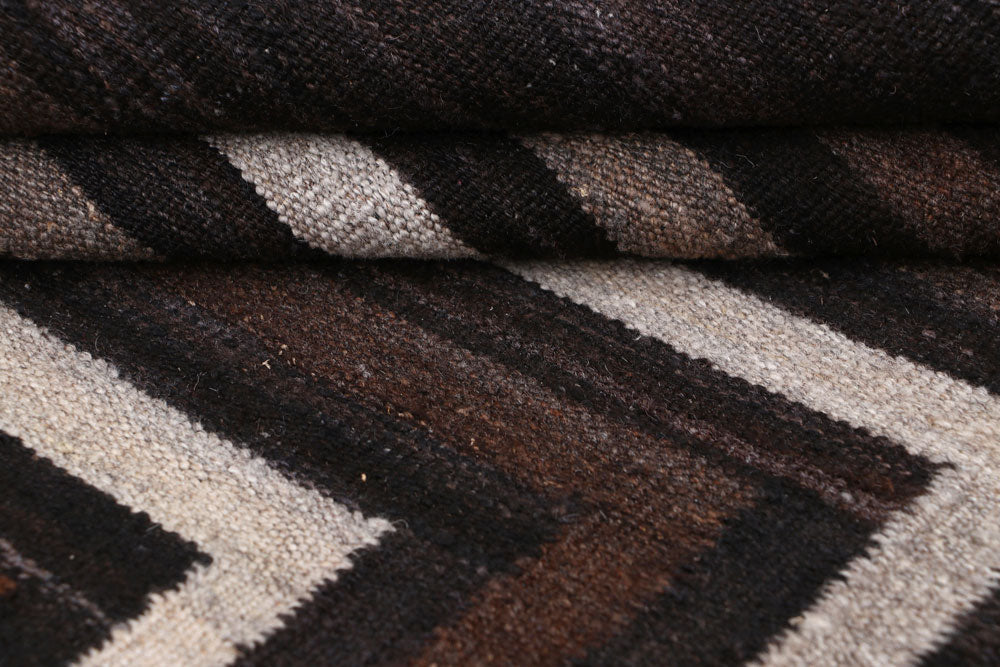 Multi Colored Kilim 4' 8 x 6' 6 - No. 66667 - ALRUG Rug Store