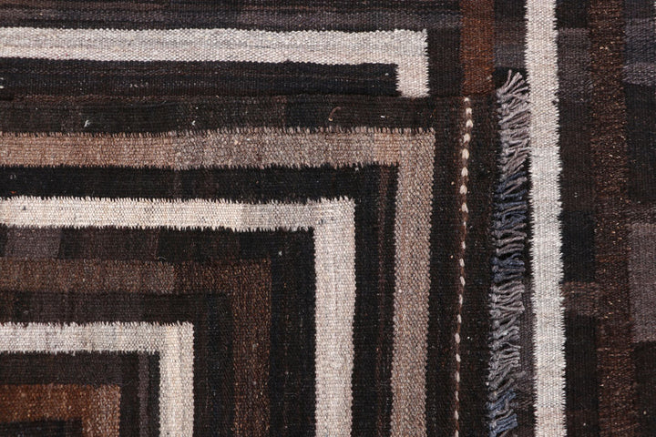 Multi Colored Kilim 4' 8 x 6' 6 - No. 66667 - ALRUG Rug Store