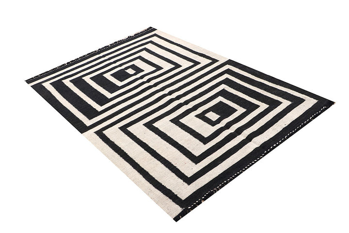 Multi Colored Kilim 3' 11 x 5' 8 - No. 66670 - ALRUG Rug Store