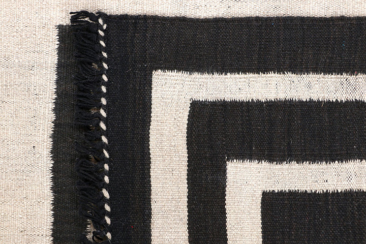 Multi Colored Kilim 3' 8 x 6' 1 - No. 66671 - ALRUG Rug Store