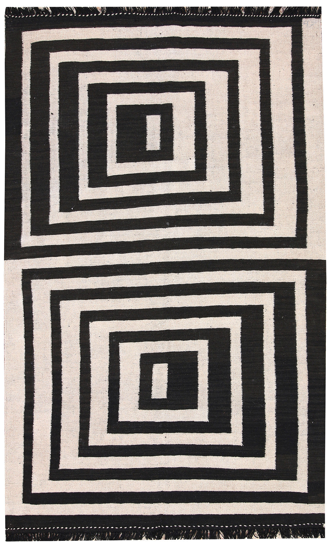 Multi Colored Kilim 3' 8 x 6' 1 - No. 66671 - ALRUG Rug Store