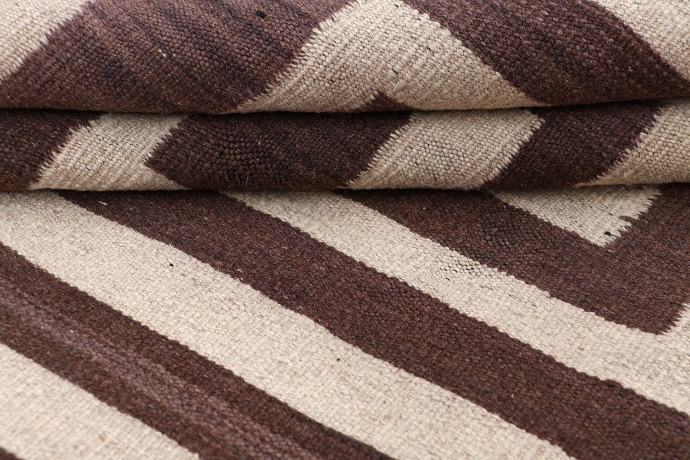 Multi Colored Kilim 3' 2 x 5' - No. 66673 - ALRUG Rug Store