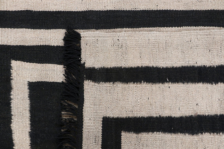 Multi Colored Kilim 3' 5 x 4' 10 - No. 66675 - ALRUG Rug Store