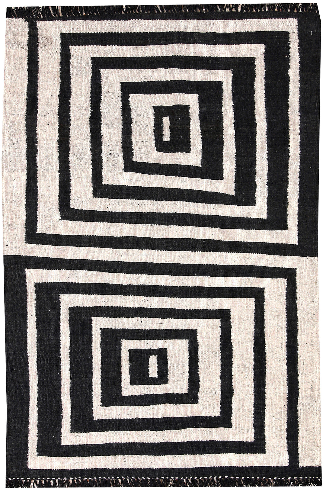 Multi Colored Kilim 3' 5 x 4' 10 - No. 66675 - ALRUG Rug Store