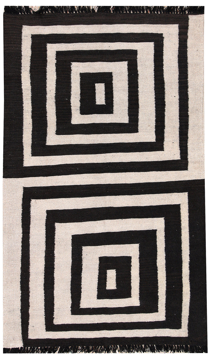 Multi Colored Kilim 3' 3 x 5' 4 - No. 66676 - ALRUG Rug Store