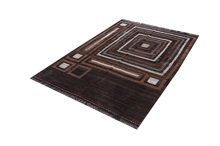 Multi Colored Kilim 4' 7 x 5' 11 - No. 66677 - ALRUG Rug Store