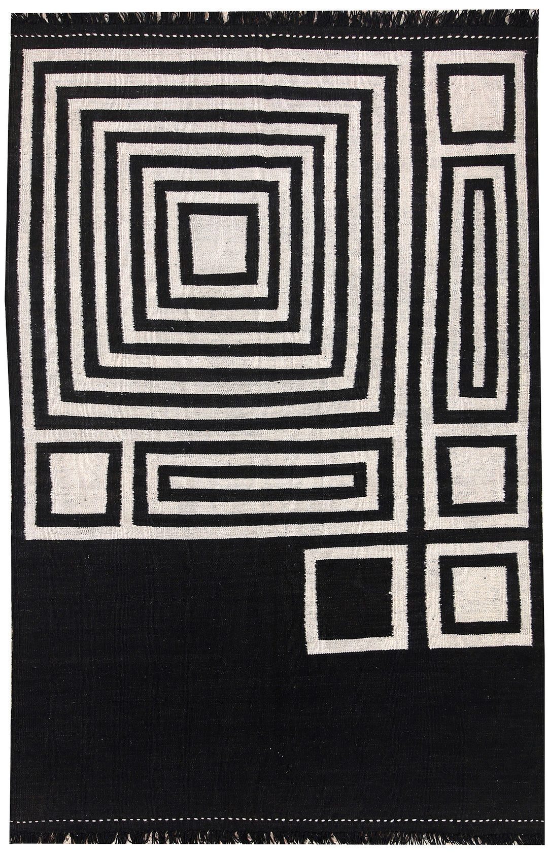 Multi Colored Kilim 3' 11 x 5' 11 - No. 66678 - ALRUG Rug Store