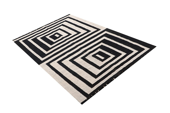 Multi Colored Kilim 4' x 6' 2 - No. 66680 - ALRUG Rug Store