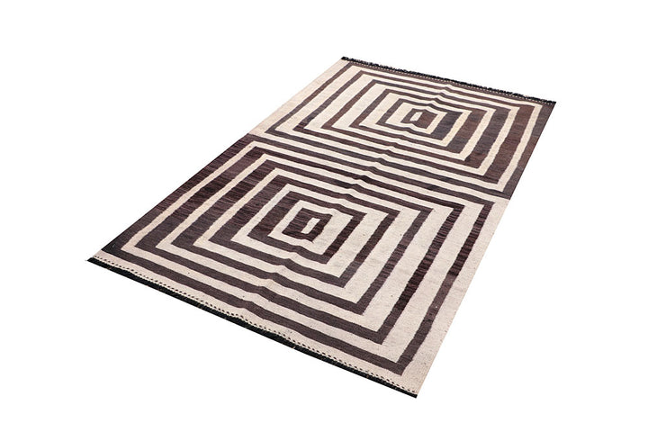 Multi Colored Kilim 3' 9 x 6' 4 - No. 66682 - ALRUG Rug Store