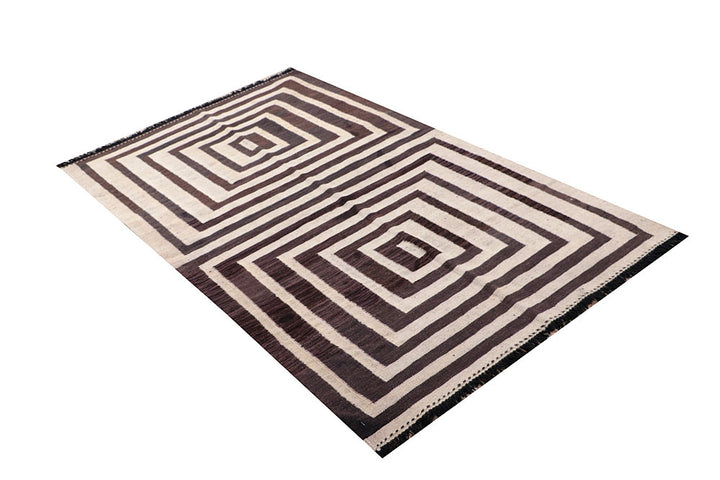 Multi Colored Kilim 3' 9 x 6' 4 - No. 66682 - ALRUG Rug Store