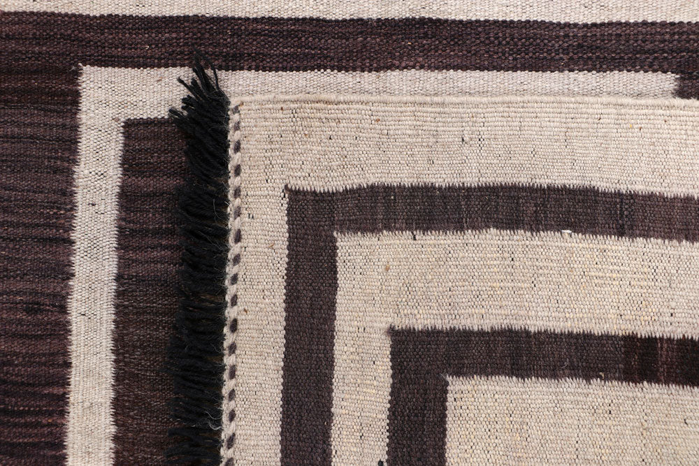 Multi Colored Kilim 3' 9 x 6' 4 - No. 66682 - ALRUG Rug Store