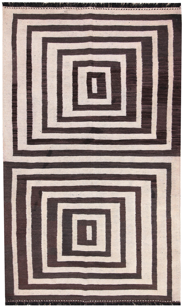 Multi Colored Kilim 3' 9 x 6' 4 - No. 66682 - ALRUG Rug Store