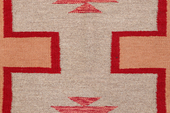 Multi Colored Kilim 3' 1 x 5' 1 - No. 66683 - ALRUG Rug Store