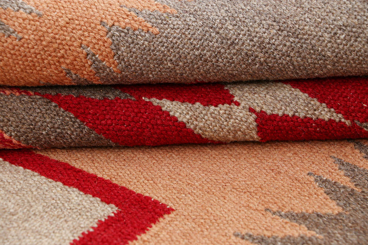 Multi Colored Kilim 3' 1 x 5' 1 - No. 66683 - ALRUG Rug Store