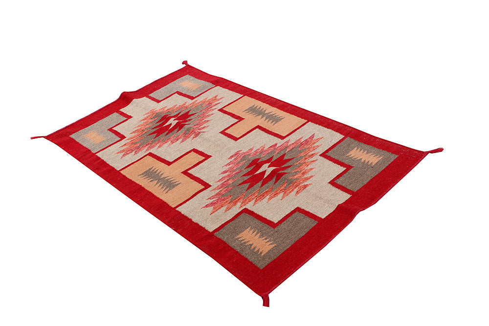 Multi Colored Kilim 3' 1 x 5' 1 - No. 66683 - ALRUG Rug Store