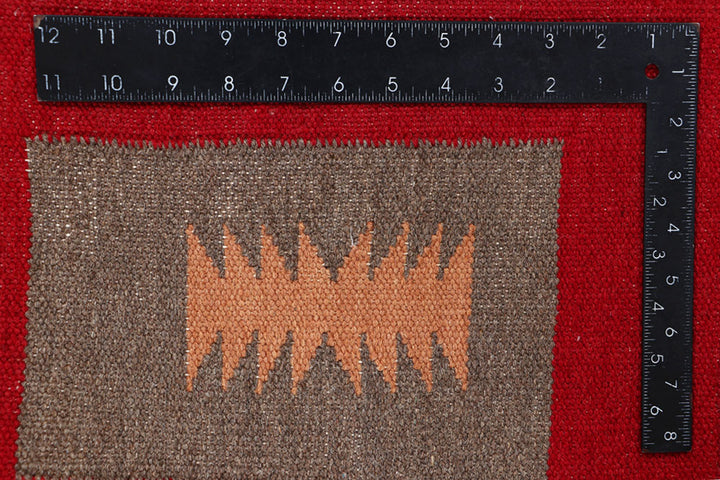 Multi Colored Kilim 3' 1 x 5' 1 - No. 66683 - ALRUG Rug Store