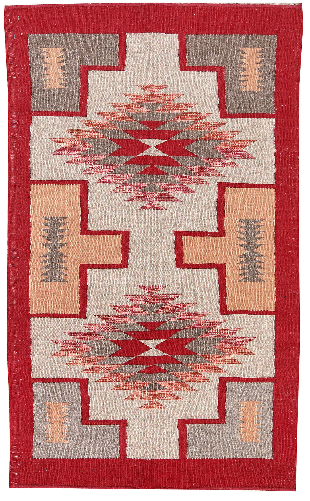 Multi Colored Kilim 3' 1 x 5' 1 - No. 66683 - ALRUG Rug Store
