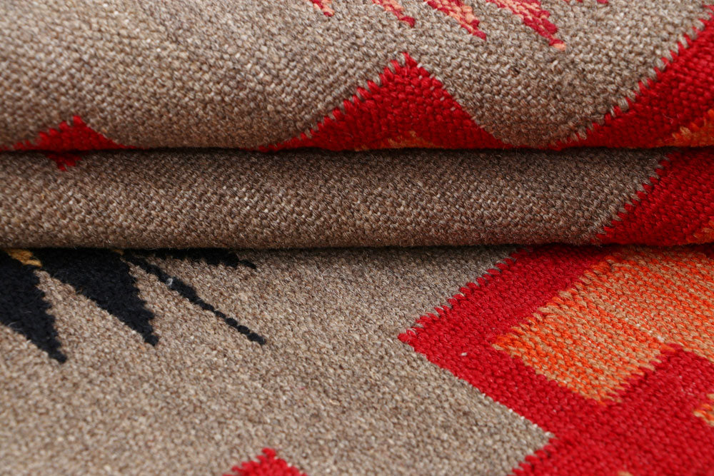 Multi Colored Kilim 3' 2 x 5' 2 - No. 66684 - ALRUG Rug Store