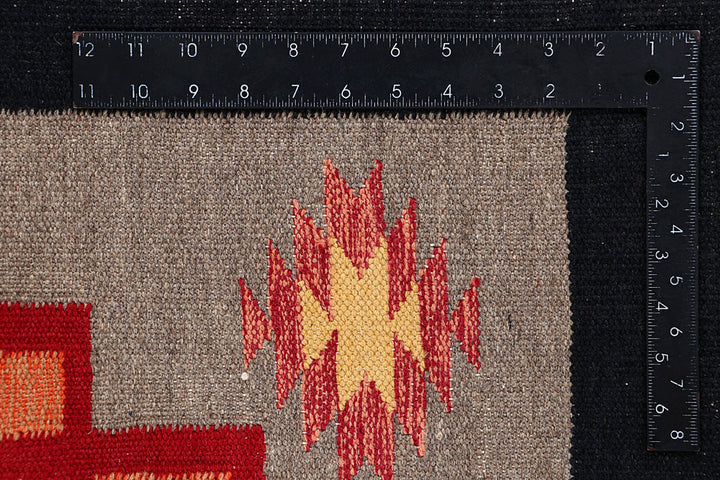 Multi Colored Kilim 3' 2 x 5' 2 - No. 66684 - ALRUG Rug Store