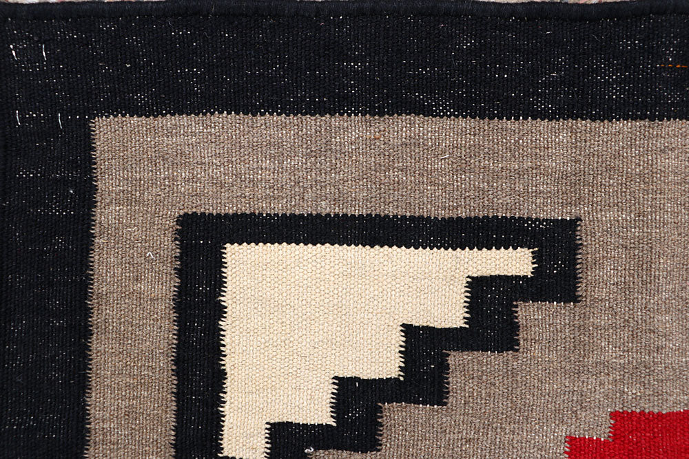 Multi Colored Kilim 3' 1 x 4' 11 - No. 66685 - ALRUG Rug Store