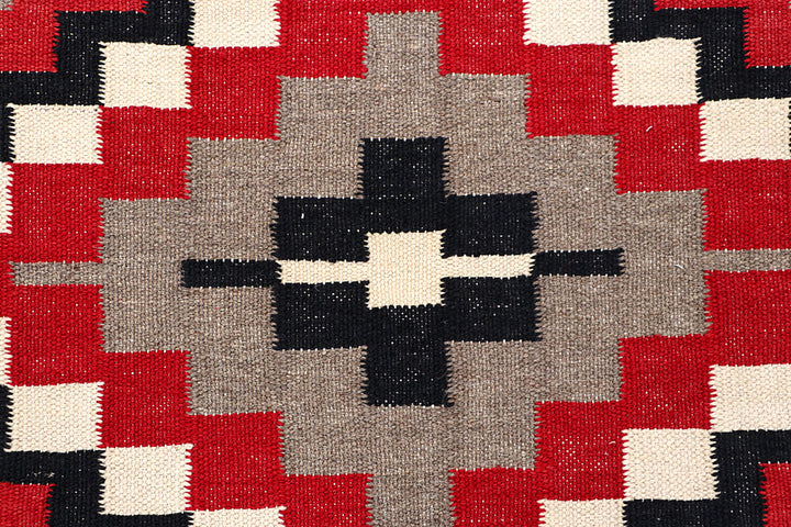 Multi Colored Kilim 3' 1 x 4' 11 - No. 66685 - ALRUG Rug Store